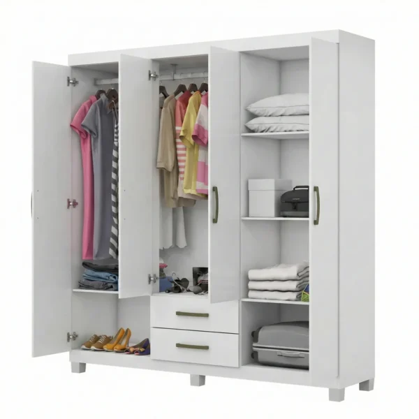 Guarda-roupa Casal Aries 6 portas (sem espelho) - Imagem 3