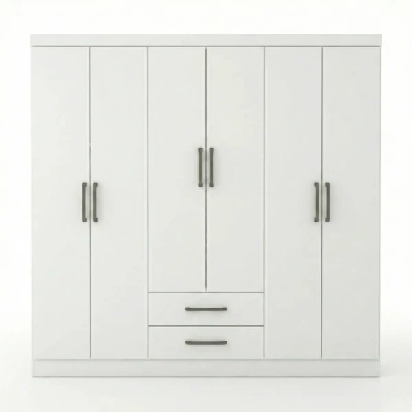 Guarda-roupa Casal Aries 6 portas (sem espelho)