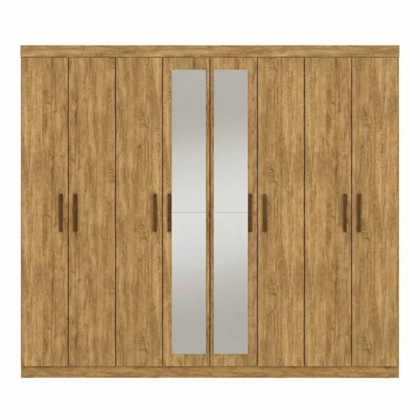 Guarda-roupa Casal Rubi 8 portas (com ou sem espelho)