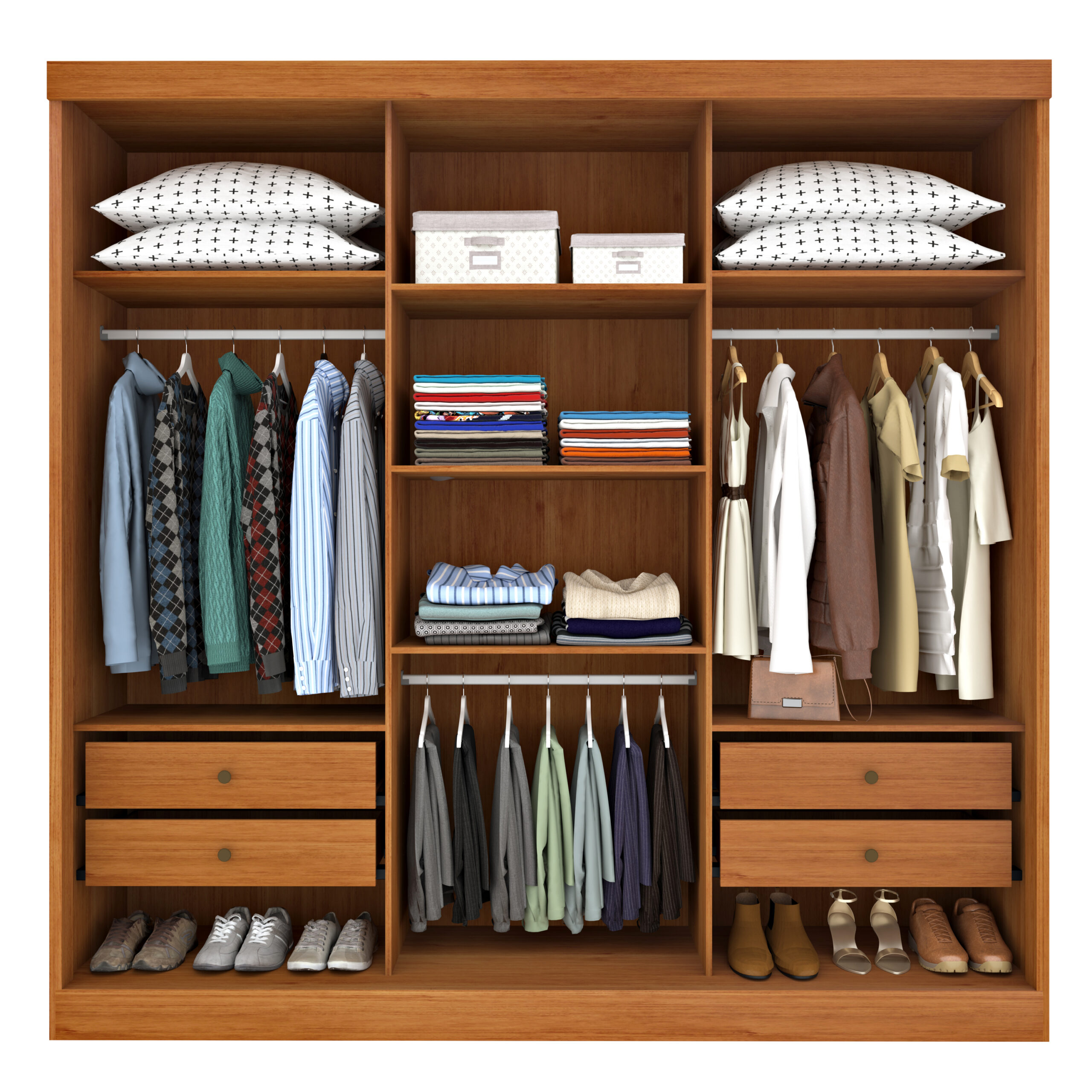 Guarda Roupas 3 PORTAS DACAR - Imagem 3